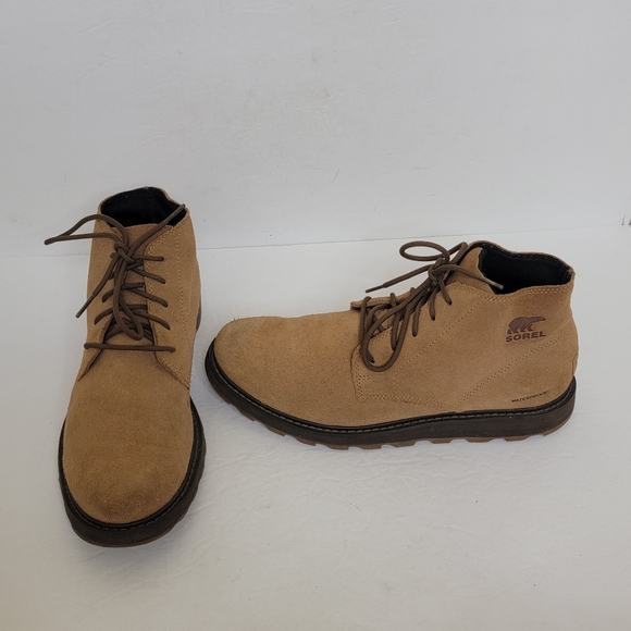 Sorel Other - SOREL Men's Fulton Waterproof Boots  Color Light Tan Suede Size 10.5